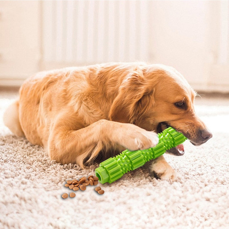 Rubber teeth cleaning chew toy