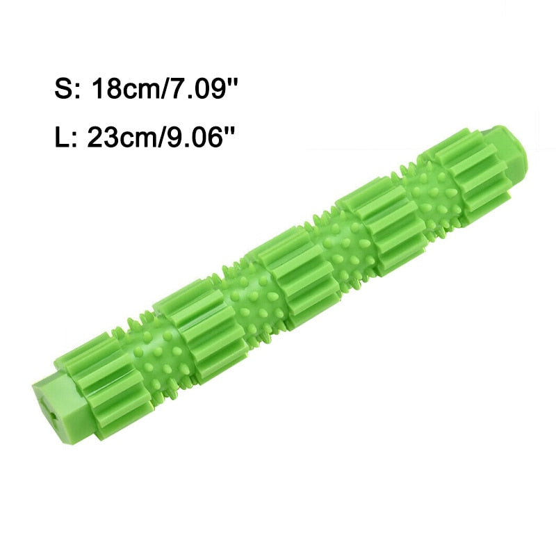 Rubber teeth cleaning chew toy