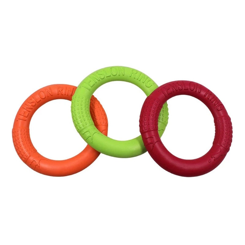 Flying disc dog toy