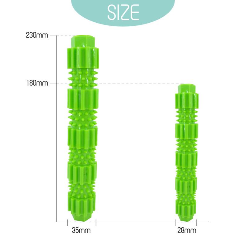 Rubber teeth cleaning chew toy