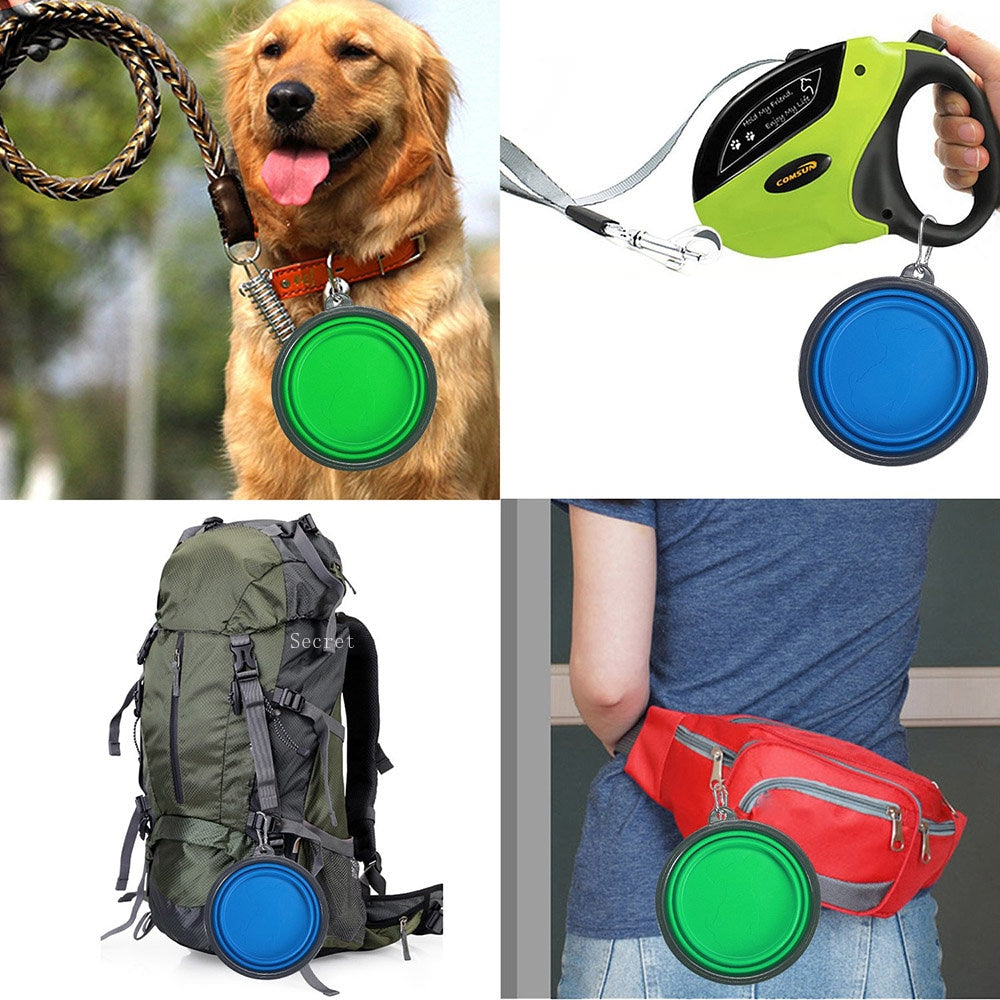 Collapsible water bowl