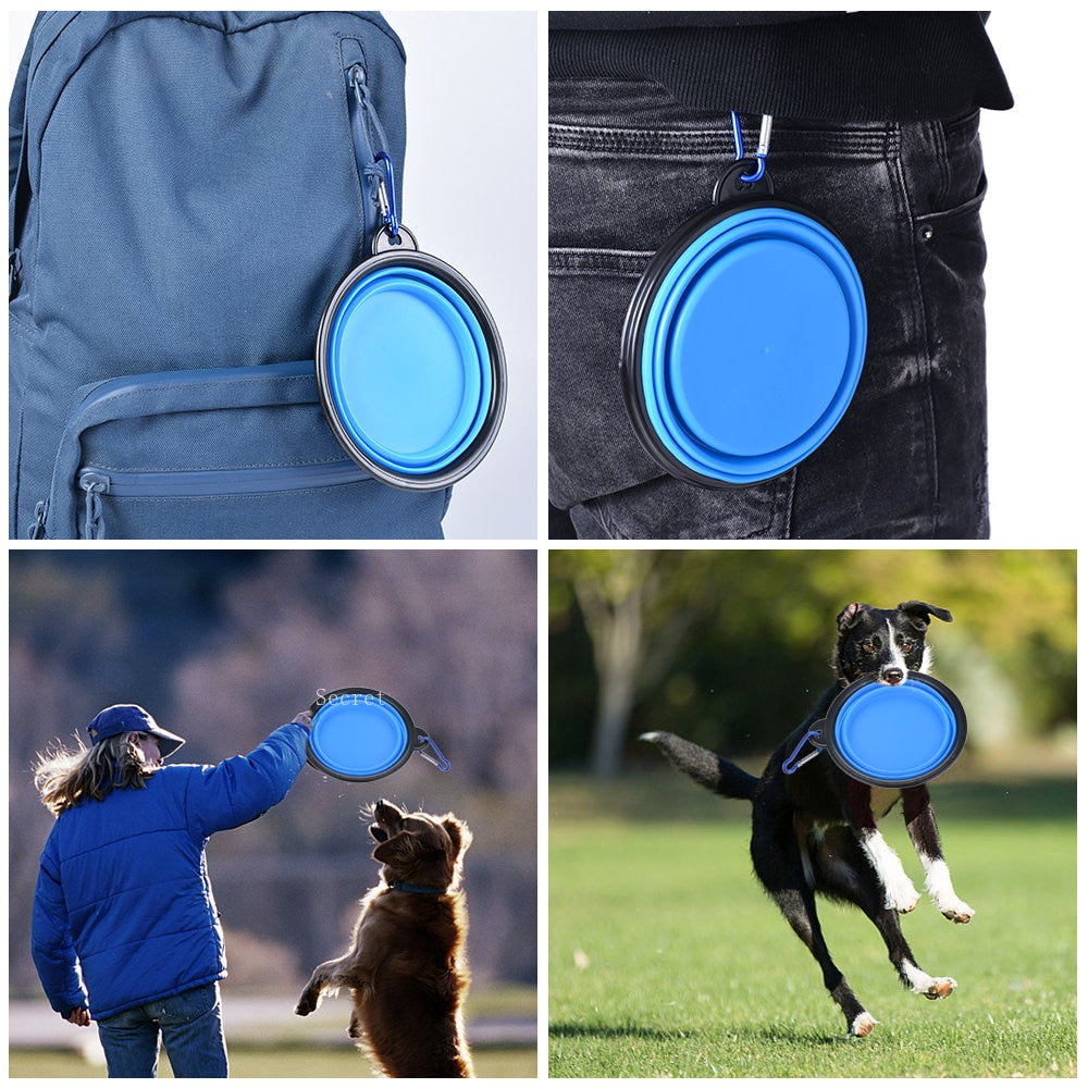 Collapsible water bowl