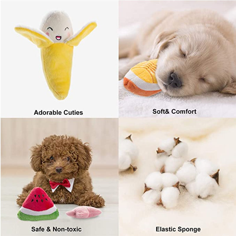 Squeaky dog toys