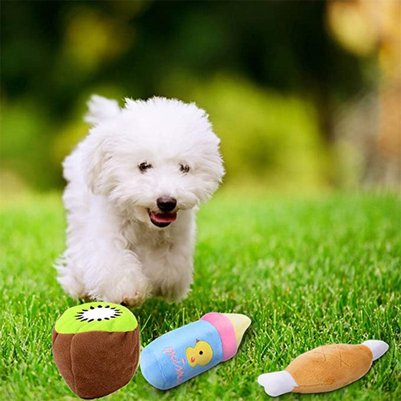 Squeaky dog toys